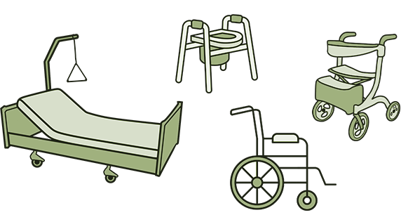 Piktogramme Reha-Service
