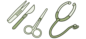 Piktogramme Praxisbedarf und Verbrauchsmaterial